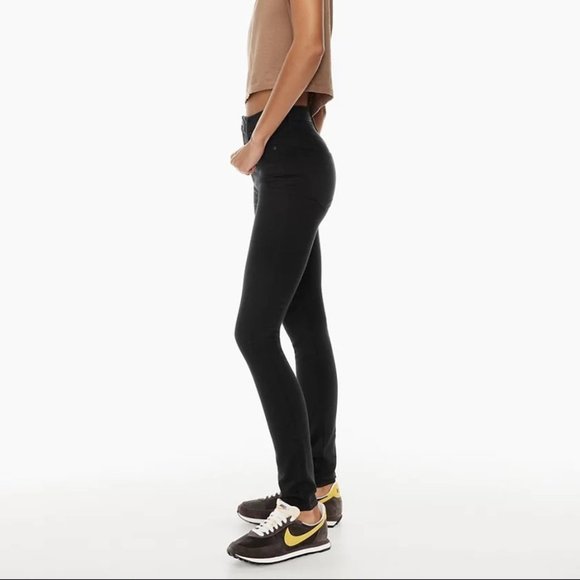 Aritzia Denim Forum Lola High Rise Skinny Black - Picture 2 of 11
